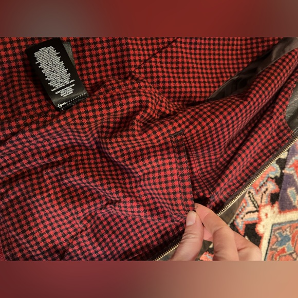 RRL Women’s Shearling-Paneled Leather Jacket— Size 1/XS (Read Description) - Picture 13 of 16